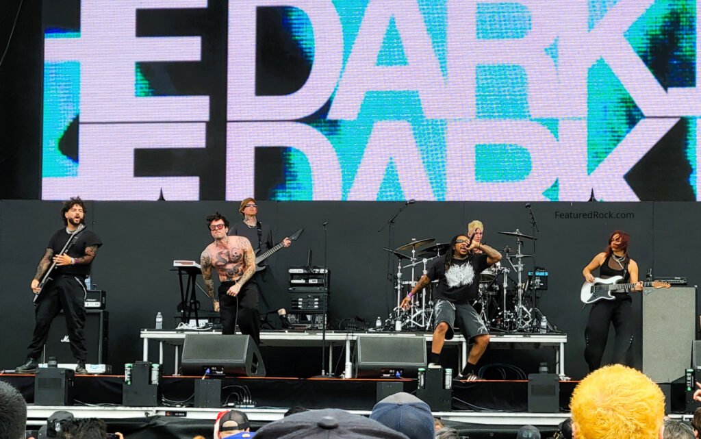 The Dark.FM performing in front of a large crowd at Sick New World Las Vegas 2026